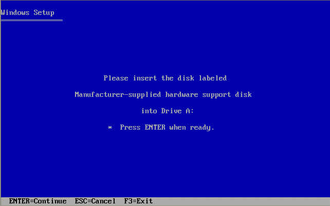 Install Windows Vista Hard Drive Not Found